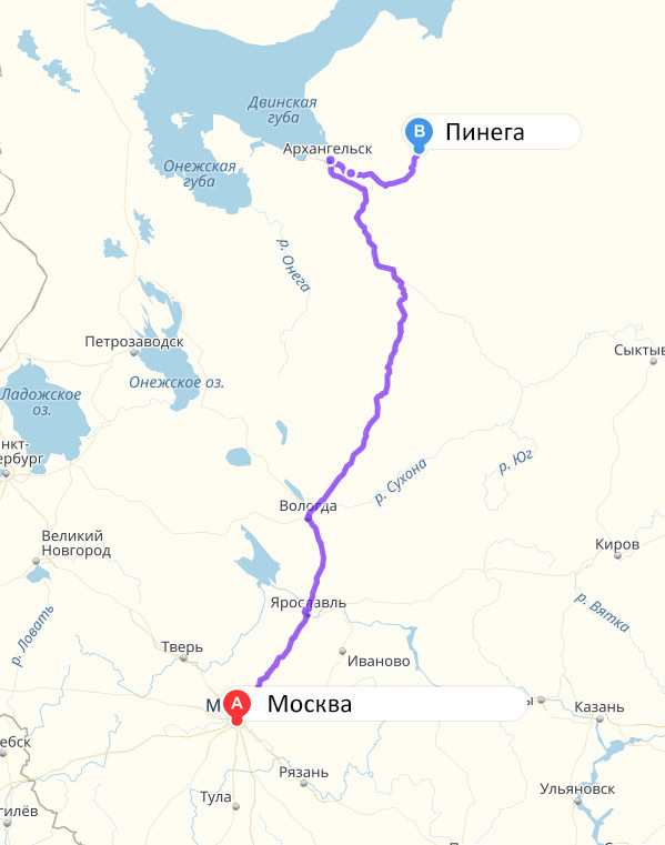 Маршрут Москва - Пинега. Тур в Ледяные пещеры Пинеги