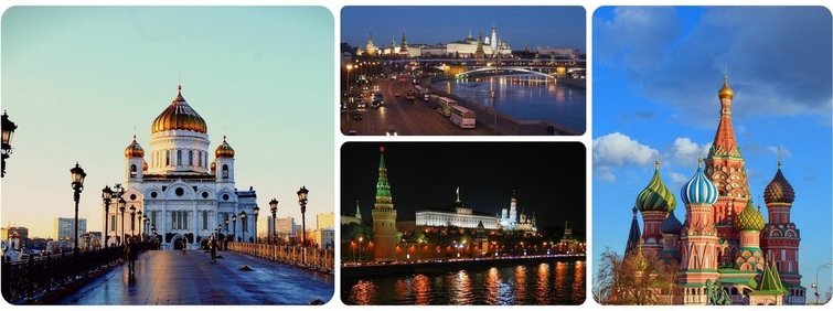 Russian vacations: find best Moscow tourist attractions